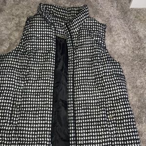 Charter Club black and white vest